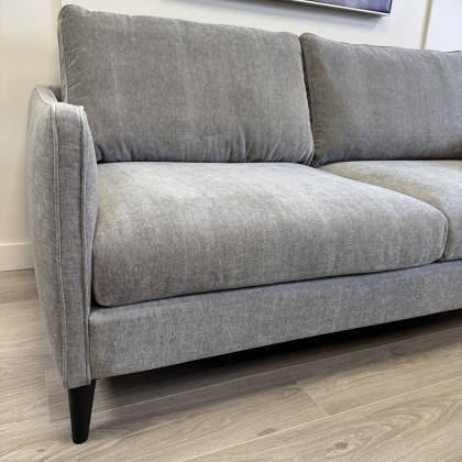 Joy 3 Seater Sofa in Concept Grey Fabric