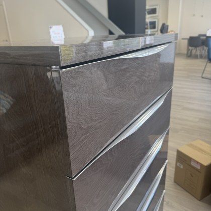 Platinum Night - 5 Drawer Tall Chest
