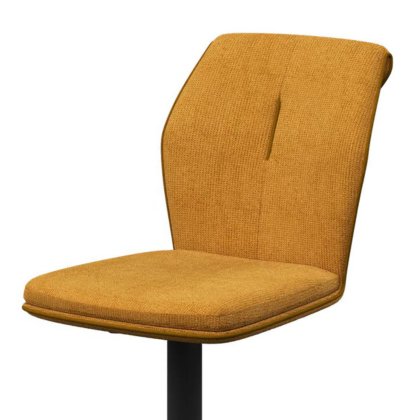Sicily Swivel Stool - Mustard