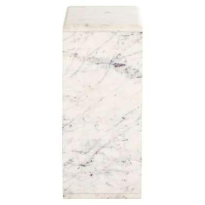 Tovek - Grey Marble Side Table
