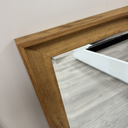 Frazer - Oak Finish Wall Mirror