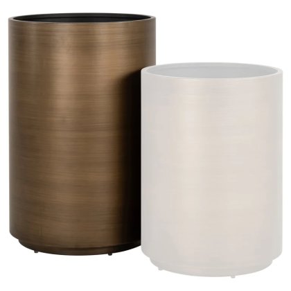 Dira - Extra Large Brushed Gold Planter