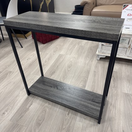 Smoke Veneer Console Table