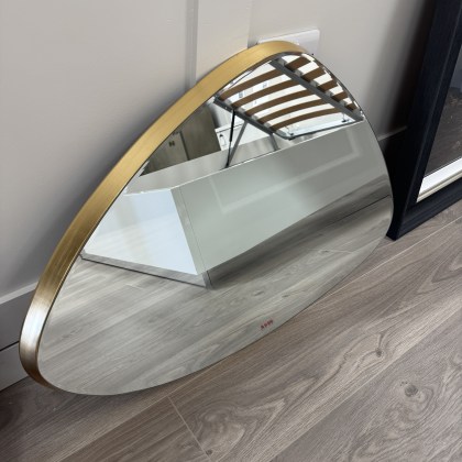 Pebble Shape Bevelled Wall Mirror