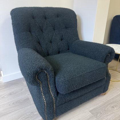 A&J Fable - Dark Green Boucle Armchair A&J Fable - Dark Green Boucle Armchair
