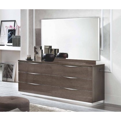 Platinum Night - 6 Drawer Wide Chest