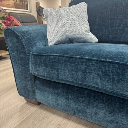 Conway Cuddler Chair in Prussian Fabric