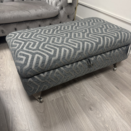 Alstons - Lowry - Storage Ottoman with castors Alstons - Lowry - Storage Ottoman with castors