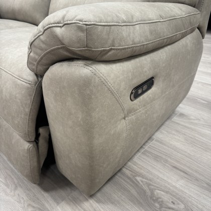 Buick - 3 Seater Power Recliner - Steam Mushroom Buick - 3 Seater Power Recliner - Steam Mushroom