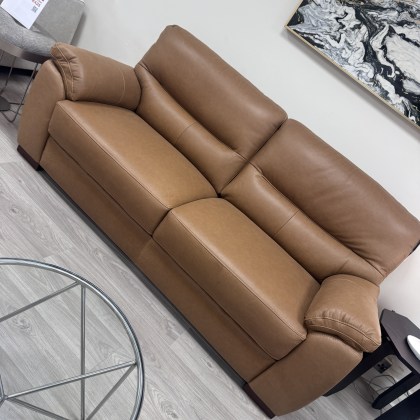 Buick - 3 Seater - Tan Genuine Leather Buick - 3 Seater - Tan Genuine Leather