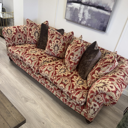 Elgar Grand Sofa & Snuggler Tetrad - Luxury Pattern Fabric