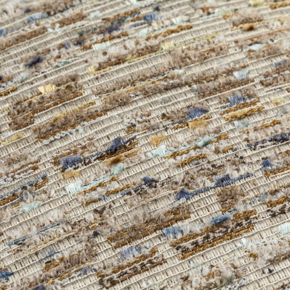 Brett - Natural/Blue Cushion 43cm