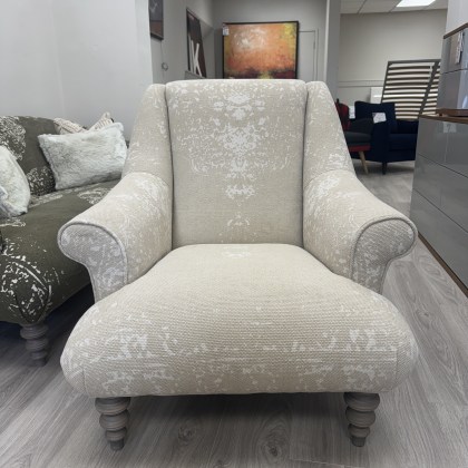 Jacaranda Chair in Bagru Fabric by Tetrad