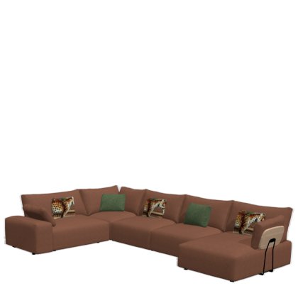 Fama - Teseo XXL Corner with Premium Cloud Seat