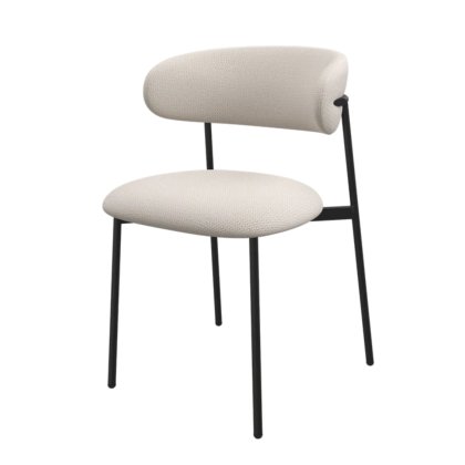 Amalfi - Dining Chair Ivory Fabric Amalfi - Dining Chair Ivory Fabric