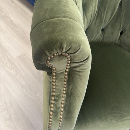 A&J Jude - Occasional Chair in Moss Fabric