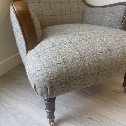 Tetrad - Nairn Occasional Chair - Harris Tweed