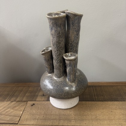 Multi Tube Ceramic Vase