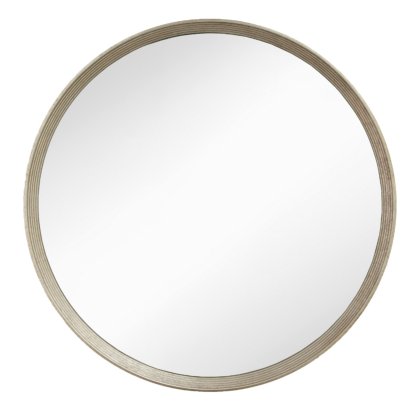 Foyle - Round Mirror Silver Finish