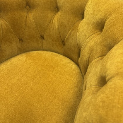 A&J Jude - Mustard Fabric Armchair