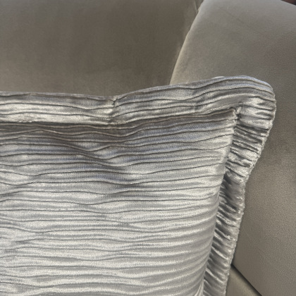A&J Glamour Cushion - Ripple Fabric - Smoke A&J Glamour Cushion - Ripple Fabric - Smoke