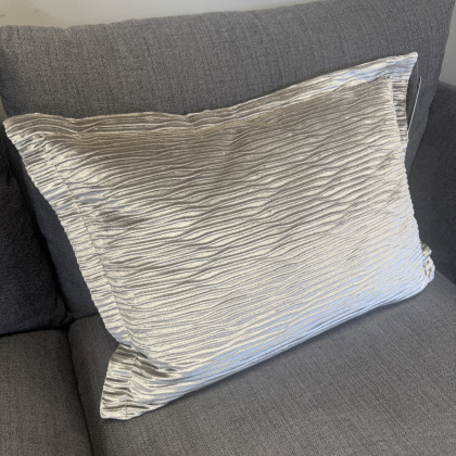 A&J Glamour Cushion - Ripple Fabric - Smoke A&J Glamour Cushion - Ripple Fabric - Smoke
