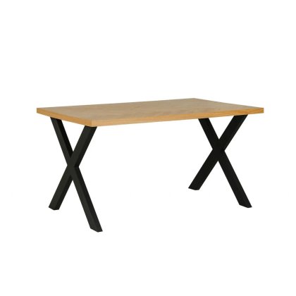Oak & Steel - Dining Table Oak & Steel - Dining Table