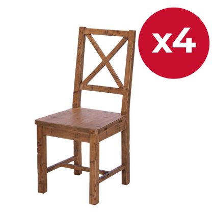 Midtown - Set of 4 Solid Wooden Dining Chairs Midtown - Set of 4 Solid Wooden Dining Chairs