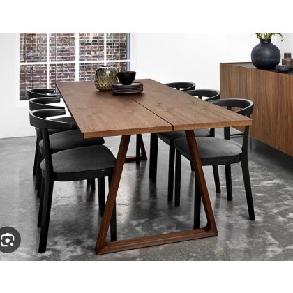 Skovby - SM105 Plank Table in Walnut Veneer