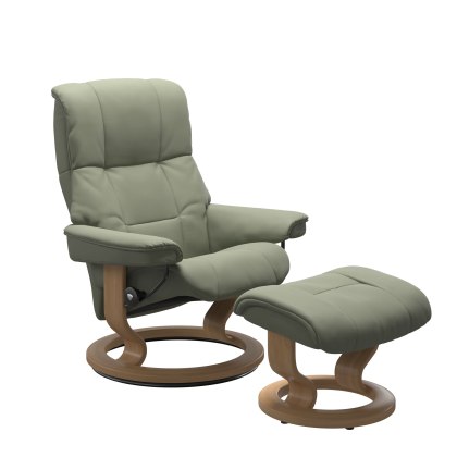 Black Friday Stressless Mayfair - Chair & Stool with Classic Base Black Friday Stressless Mayfair - Chair & Stool with Classic Base