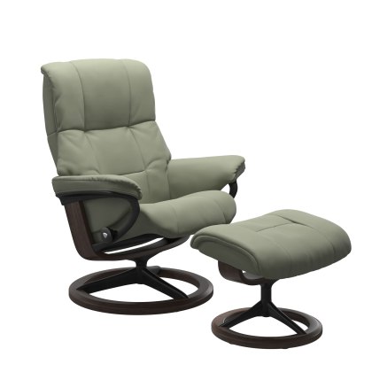 Black Friday Stressless Mayfair - Chair & Stool with Signature Base Black Friday Stressless Mayfair - Chair & Stool with Signature Base