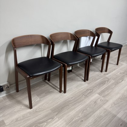 Skovby - SM825 - Set Of 4 Dining Chairs - Wooden Back