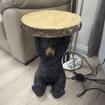 Black Bear Side Table Black Bear Side Table