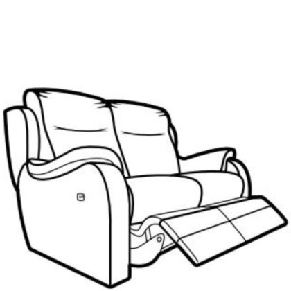 Parker Knoll - Boston 25 - 2 Seater Sofa Double Power & Heat