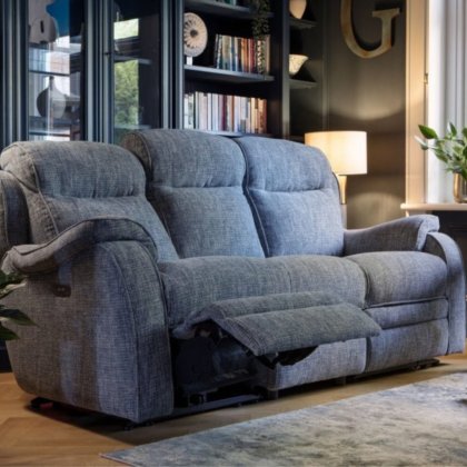 Parker Knoll - Boston 25 - 3 Seater Sofa Double Power Recliner & Heat