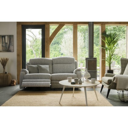 Parker Knoll - Boston 25 - Large 2 Seater Sofa Double Power Recliner & Heat