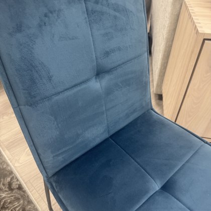 Soren - Blue Velvet Chair Soren - Blue Velvet Chair