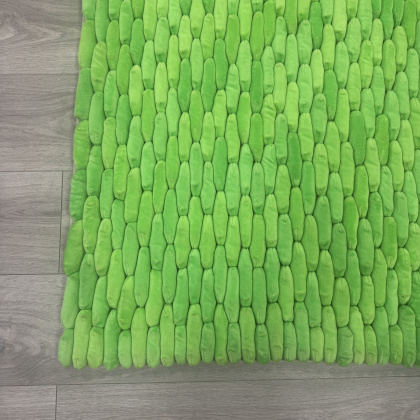 Dreamweavers Cobble - Lime Green Rug - 6ft x 4ft