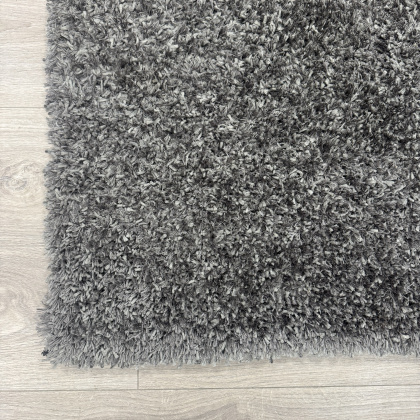 Luna Dark Grey Shaggy Rug