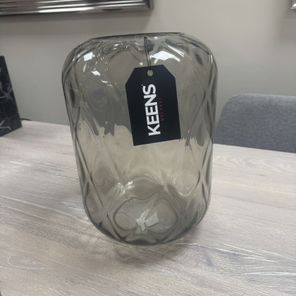 Smoked Glass - Large Quadrant Vase