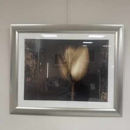 Tulip - Framed Artwork with Champagne Frame