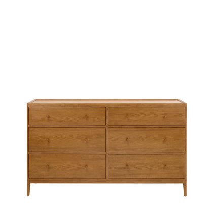 Ercol - Salina 6 Drawer Wide Chest