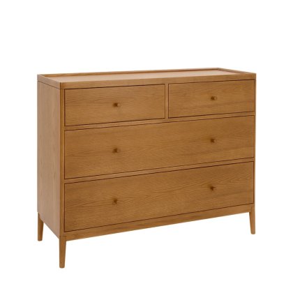 Ercol - Salina 4 Drawer Wide Chest