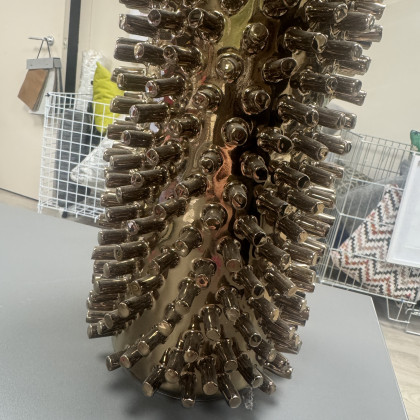 Copper Rivets - Tall Vase