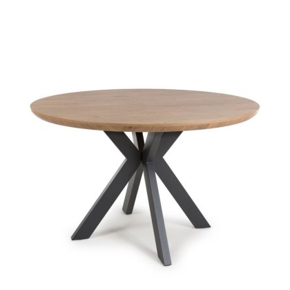 Smart® - Extending Round Table - Rustic Oak Smart® - Extending Round Table - Rustic Oak