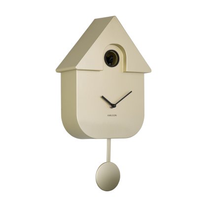 Wall Clock Modern Cuckoo - Metallic Gold