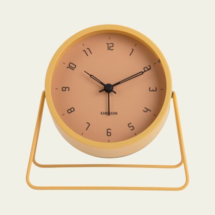 Alarm Clock Stark Iron - Matt Honey Yellow Alarm Clock Stark Iron - Matt Honey Yellow