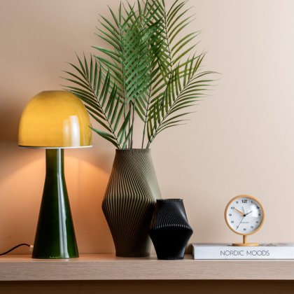 Alarm Clock Brisk Dome - Ochre Yellow