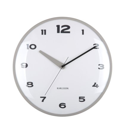 Wall Clock Brisk Dome - Dark Grey Wall Clock Brisk Dome - Dark Grey