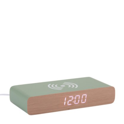 Alarm Clock Retro Flat Led - Jungle Green Alarm Clock Retro Flat Led - Jungle Green
